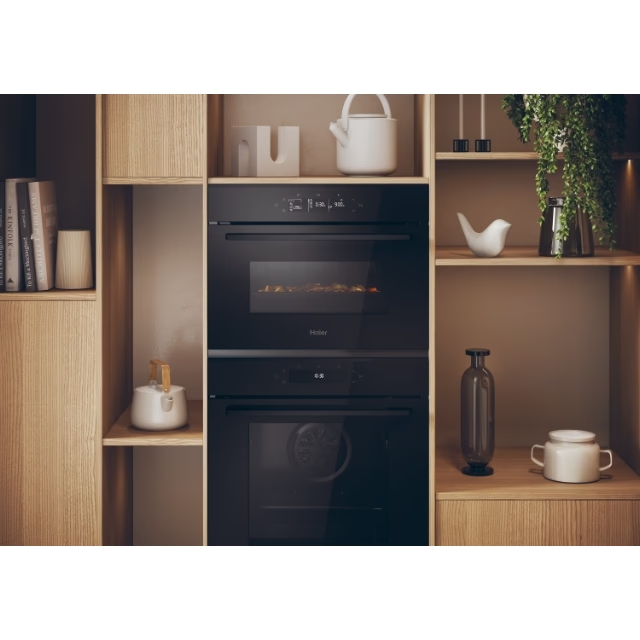 Haier H4MWID29G6NQB Series 2 60cm Compact Oven with Microwave