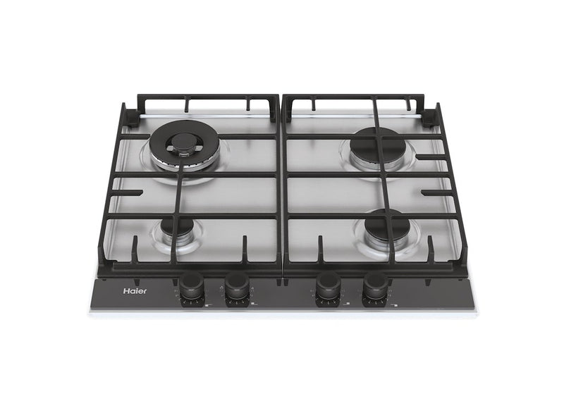 Haier HAHG6BR4S2X 60cm Gas Hob - Stainless Steel