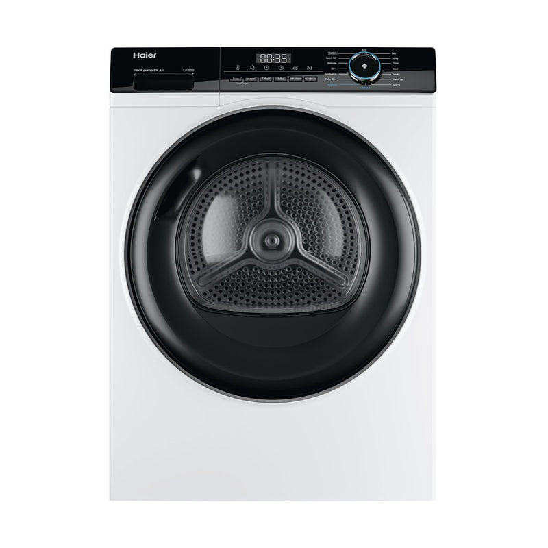 Haier HD80-A2939 I Pro Series 3 8kg Heat Pump Tumble Dryer - A++ Energy Rated- White