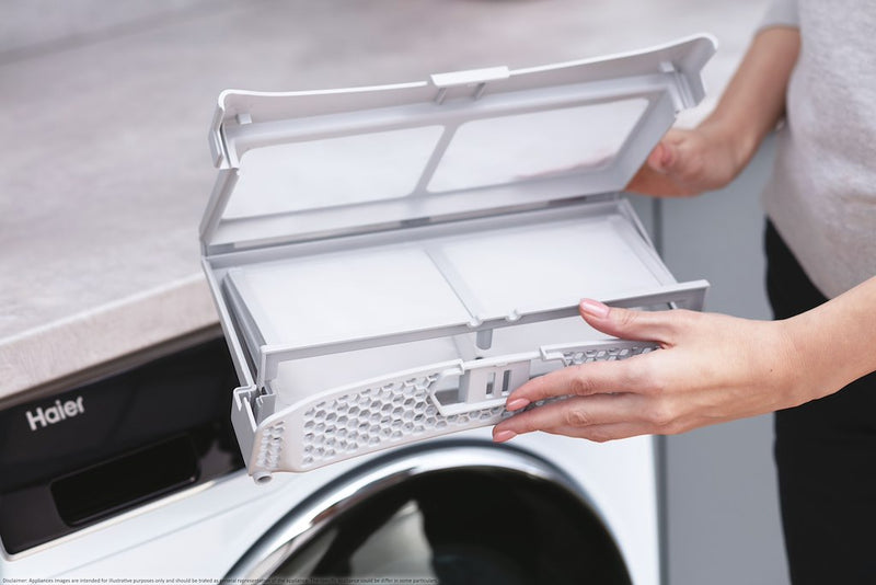 Haier HD80-A2939 I Pro Series 3 8kg Heat Pump Tumble Dryer - A++ Energy Rated- White