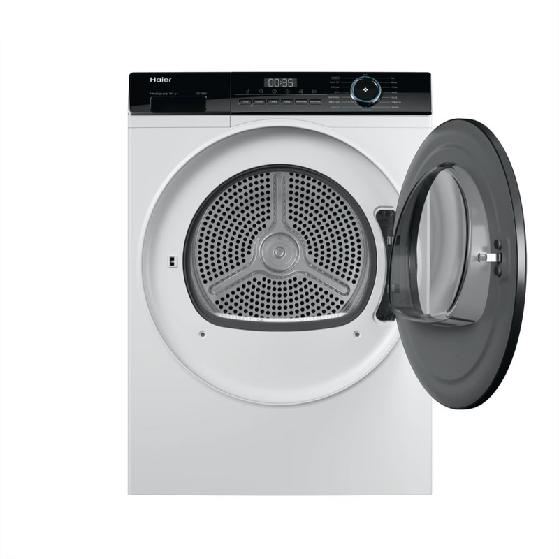Haier HD90-A2939E-UK I Pro Series 3 9kg Heat Pump Tumble Dryer - White