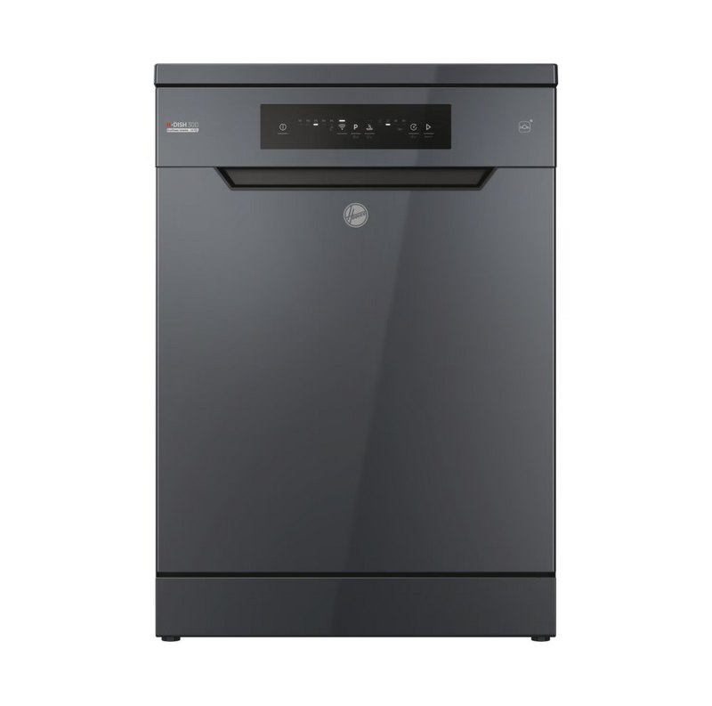 Hoover H-Dish 300 HF 4C7L0A-80 Freestanding 14 Place Setting Dishwasher - Graphite
