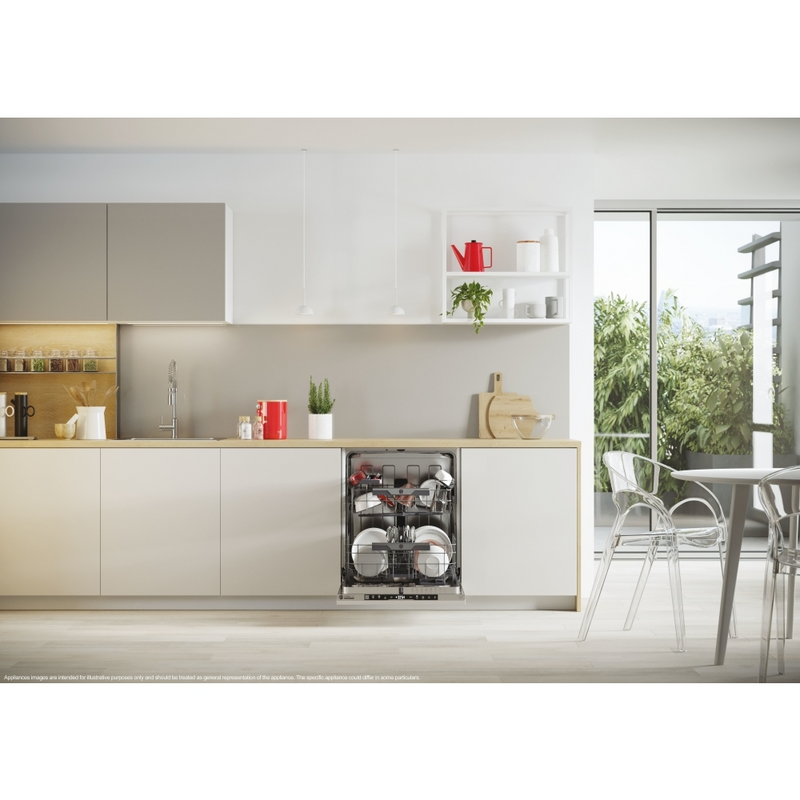Hoover HI5C6F0S-80 60cm Built-In 15 Place Setting Dishwasher