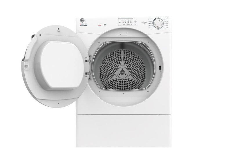 Hoover HLE C8LF H-Dry 300 8kg Freestanding Tumble Dryer - White