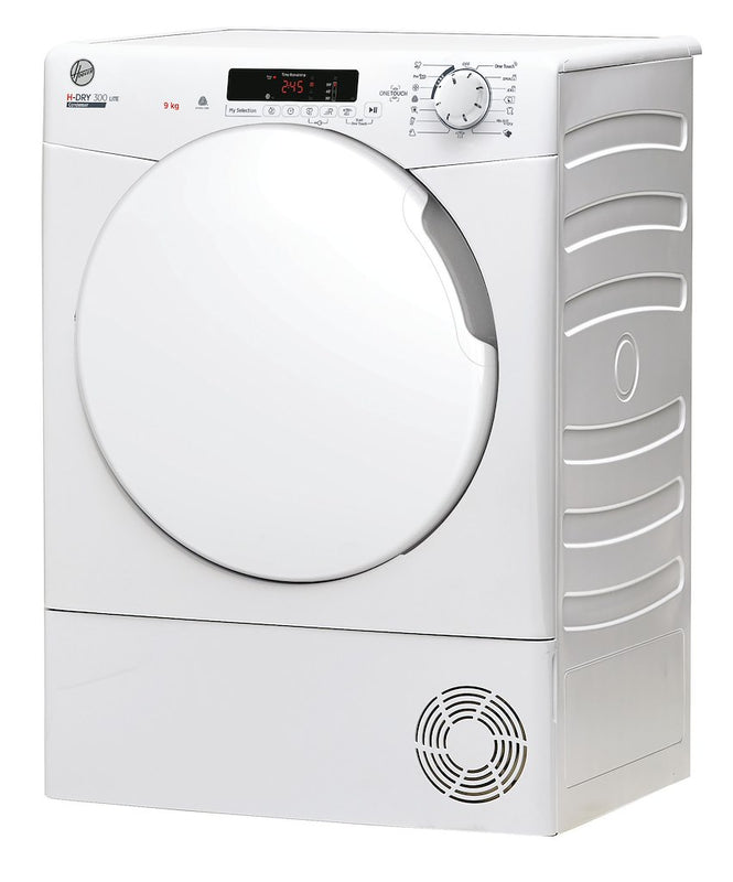 Hoover HLE C9DF H-Dry 300 Lite 9kg Freestanding Tumble Dryer - White