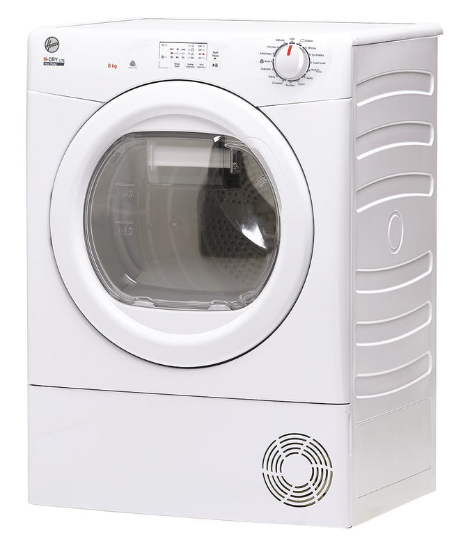 Hoover HLE H8A1LE-80 H-Dry 300 Heat Pump Tumble Dryer with Aquavision - A+ Energy Rated - White