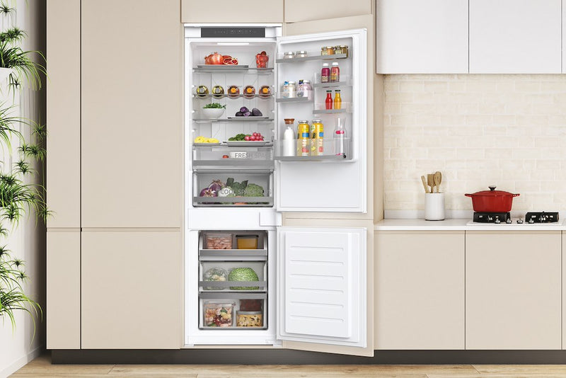 Hoover HOBT5518DWK-1 Integrated 70/30 Fridge Freezer - White - E Rated