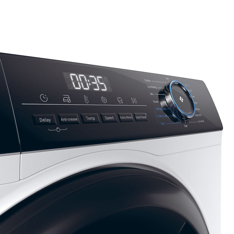 Haier HW90-B14939-UK I-Pro Series 3 9kg A Rated Freestanding Washing Machine - White