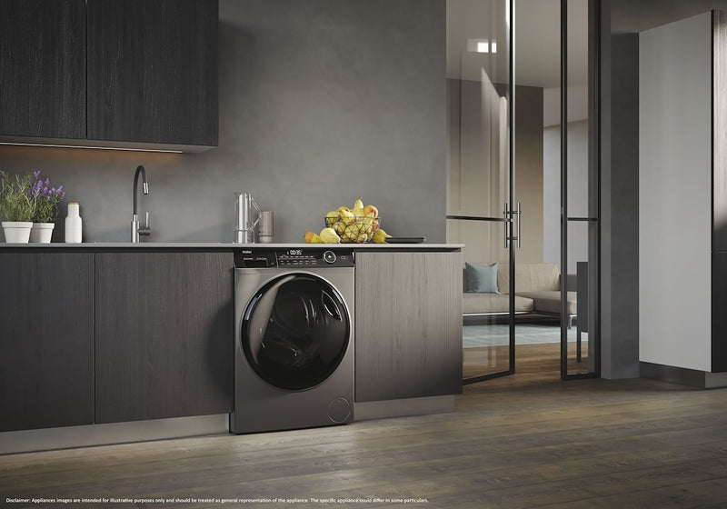 Haier HW90-B14959S8U1 I-Pro Series 5 9kg 1400rpm A Rated Freestanding Washing Machine - Graphite