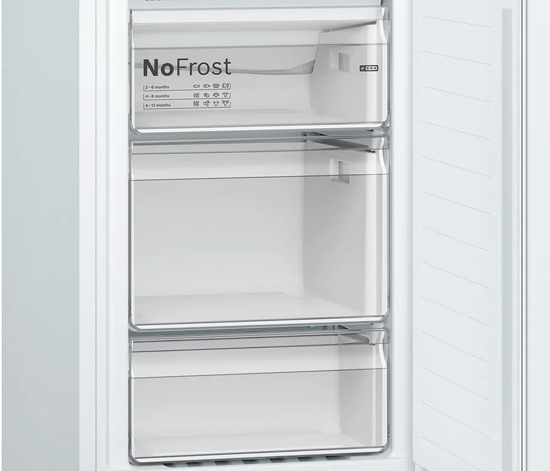Bosch Series 2 KGN34NWEAG, Free-standing fridge-freezer with freezer at bottom