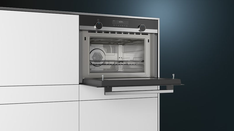 Siemens iQ 500 CM585AGS0B, Built-in microwave oven with hot air