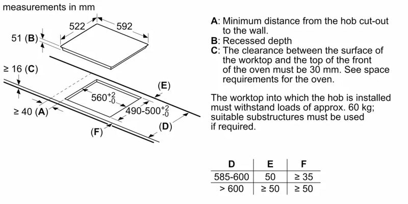 Siemens iQ 100 EU61RAGA5B, Induction hob