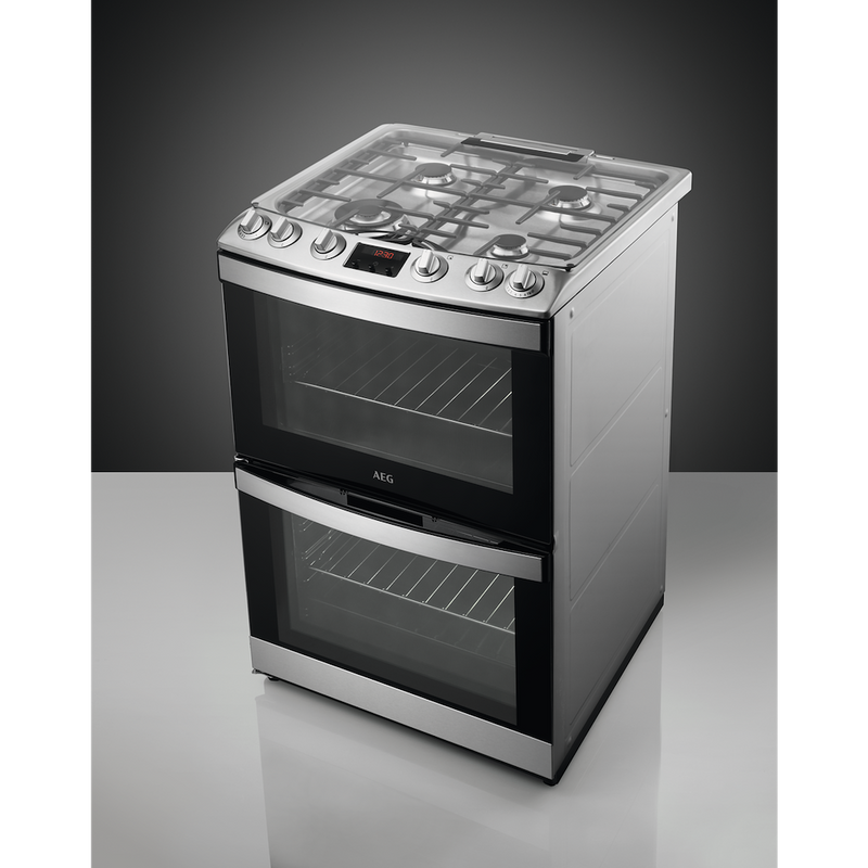 AEG CGB6131ACM Gas Cooker with Double Oven