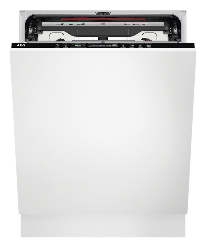 AEG FSE75737P 7000 GlassCare Fully Integrated Dishwasher with AirDry Technology + 14 Place Settings