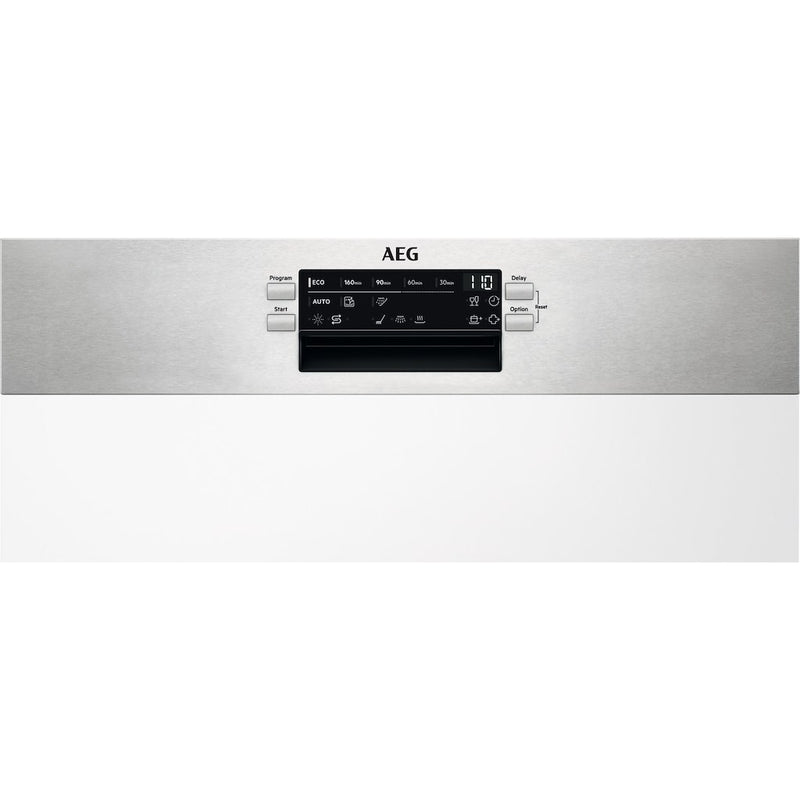 AEG FEE64917ZM 6000 SatelliteClean Semi Integrated Dishwasher with AirDry Technology + 14 Place Settings