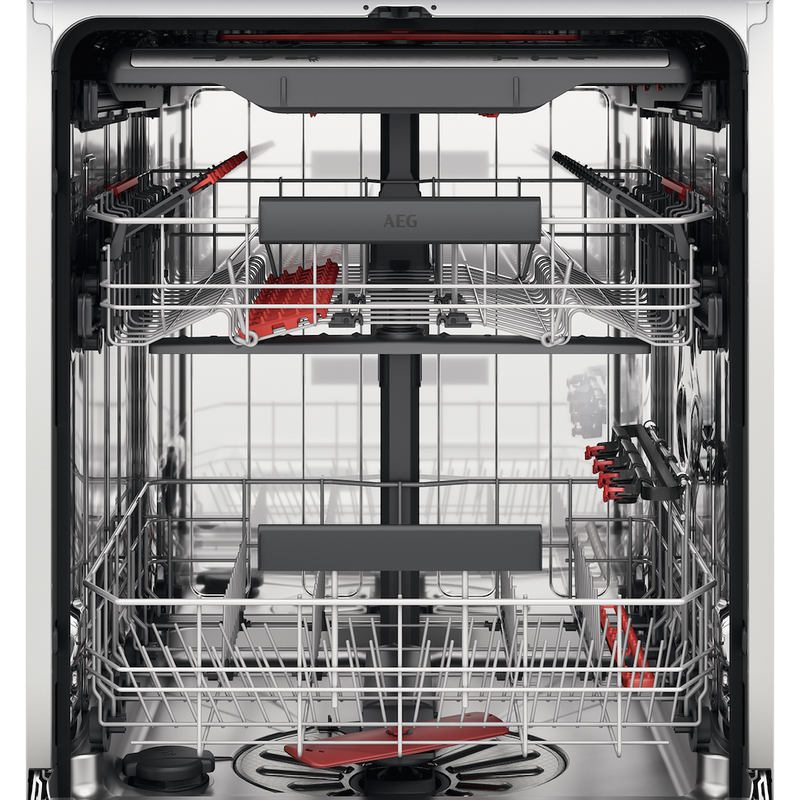 AEG FSE75737P 7000 GlassCare Fully Integrated Dishwasher with AirDry Technology + 14 Place Settings