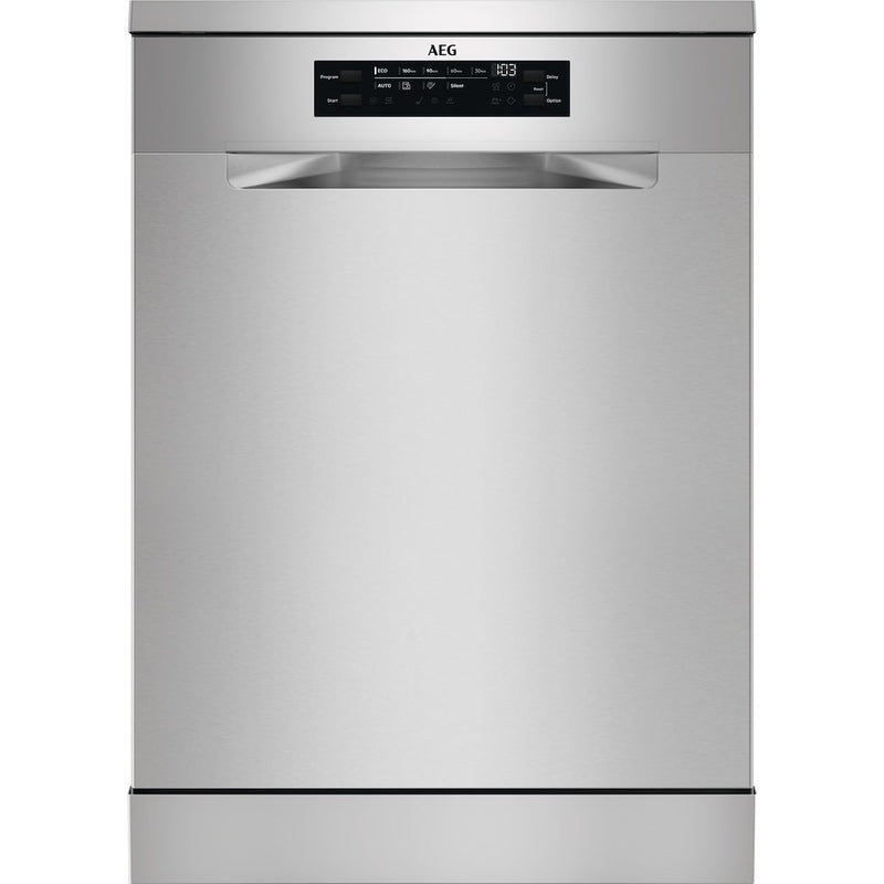 AEG FFB73727PM 7000 GlassCare Freestanding Dishwasher with AirDry Technology + 15 Place Settings
