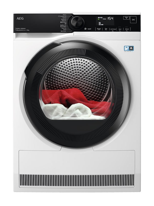 AEG TR848P4B 8kg Freestanding Heat Pump Tumble Dryer