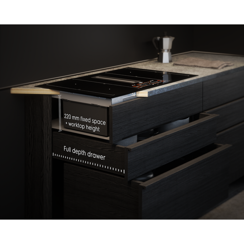 AEG CDE84751FB 8000 Induction Hob with Extractor