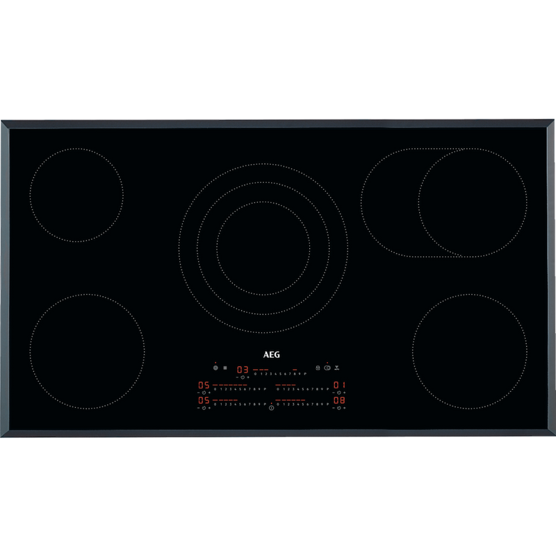 AEG HRE95770FB 3000 Radiant Ceramic Hob with Hob2Hood