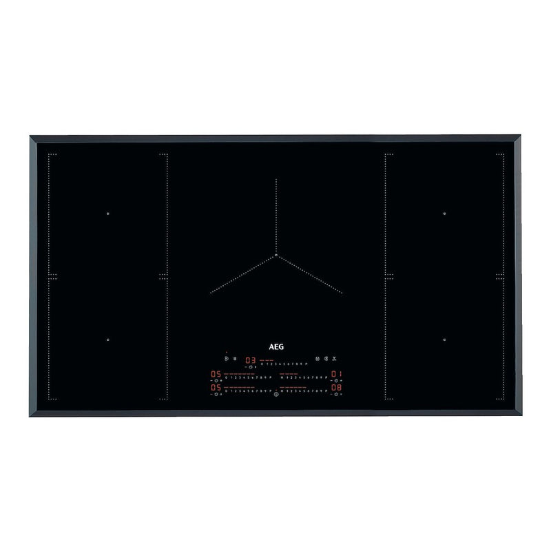 AEG IKE95751FB 6000 MultipleBridge Full Induction Hob with Hob2Hood