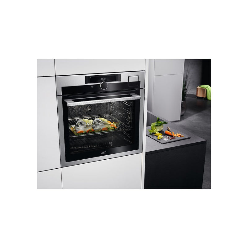 AEG BSE998330M 9000 SteamPro Built-In Single Oven