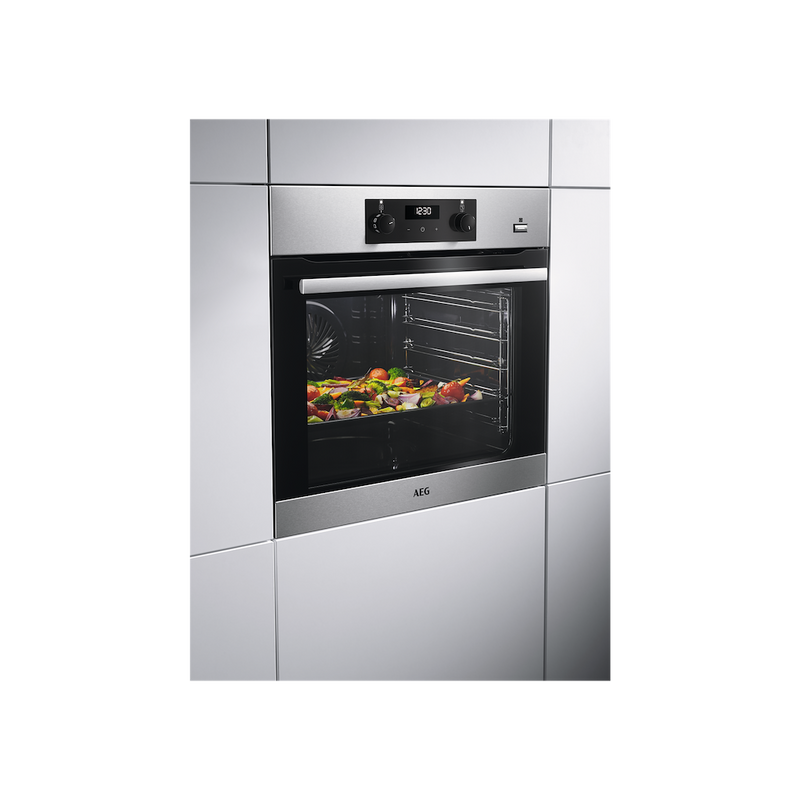AEG BES355010M 6000 SteamBake Built-In Single Oven