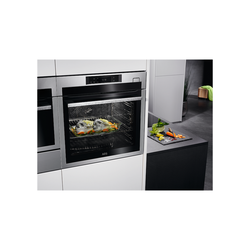 AEG BSE782380M 8000 SteamBoost Built-In Single Oven