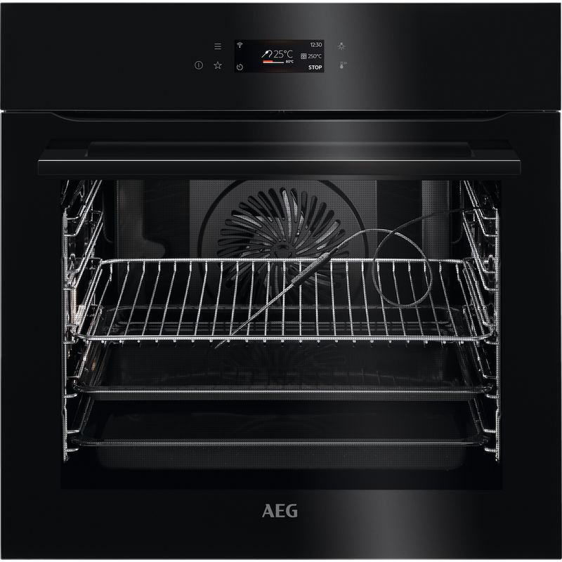 AEG BPK748380B 8000 AssistedCooking Built-In Single Oven