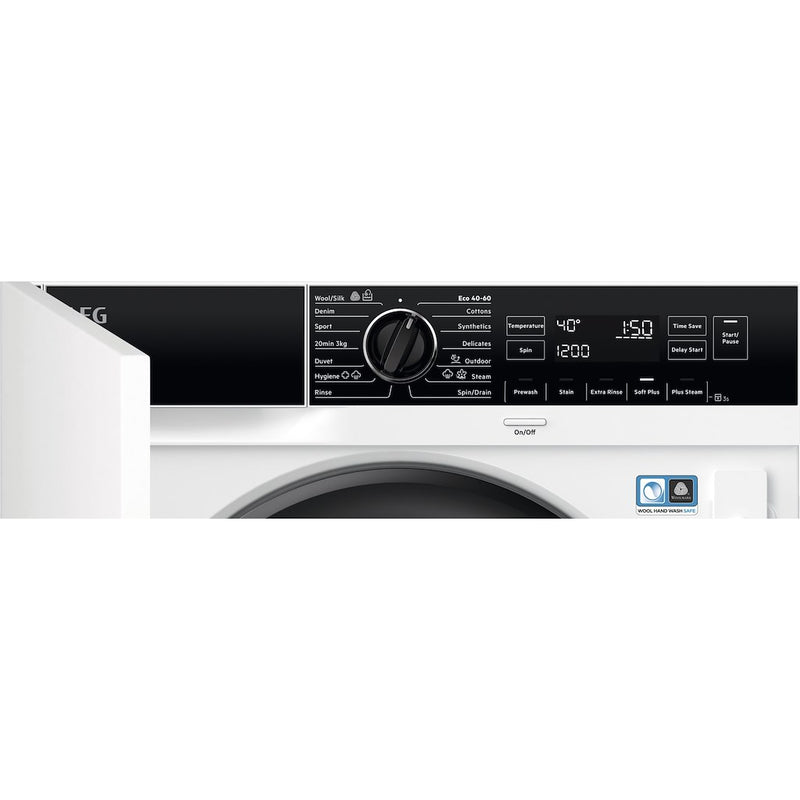 AEG LF7C8636BI 7000 Series Front Loading Full Size 8kg Washing Machine