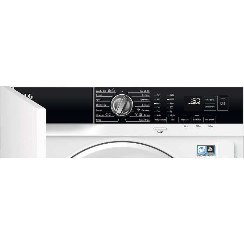 AEG LF7E7431BI 7000 Series Front Loading Full Size 7kg Washing Machine