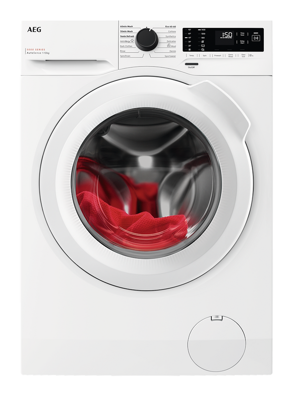 AEG LFX50142B 5000 Series Front Loading Full Size 10kg Washing Machine