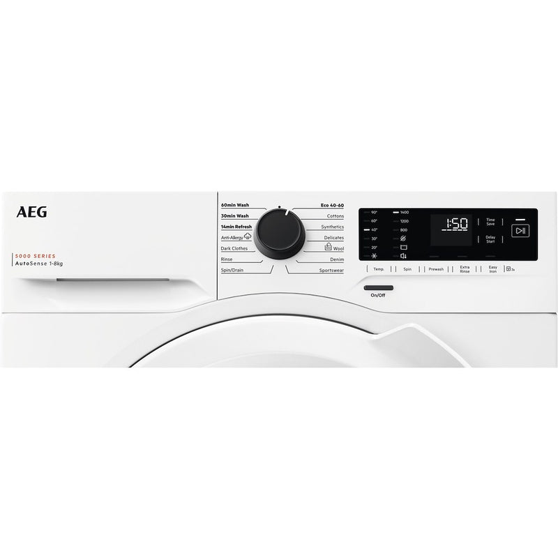 AEG LFX50842B 8kg 1400rpm Freestanding Washing Machine