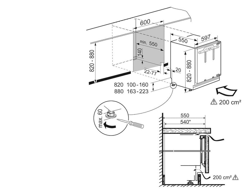 Liebherr UIKP 1550 Built-Under Fridge (Discontinued)