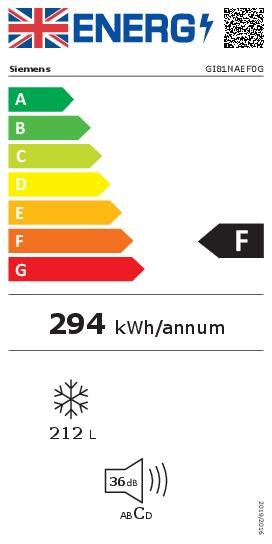 Siemens iQ 500 GI81NAEF0G, Built-in freezer