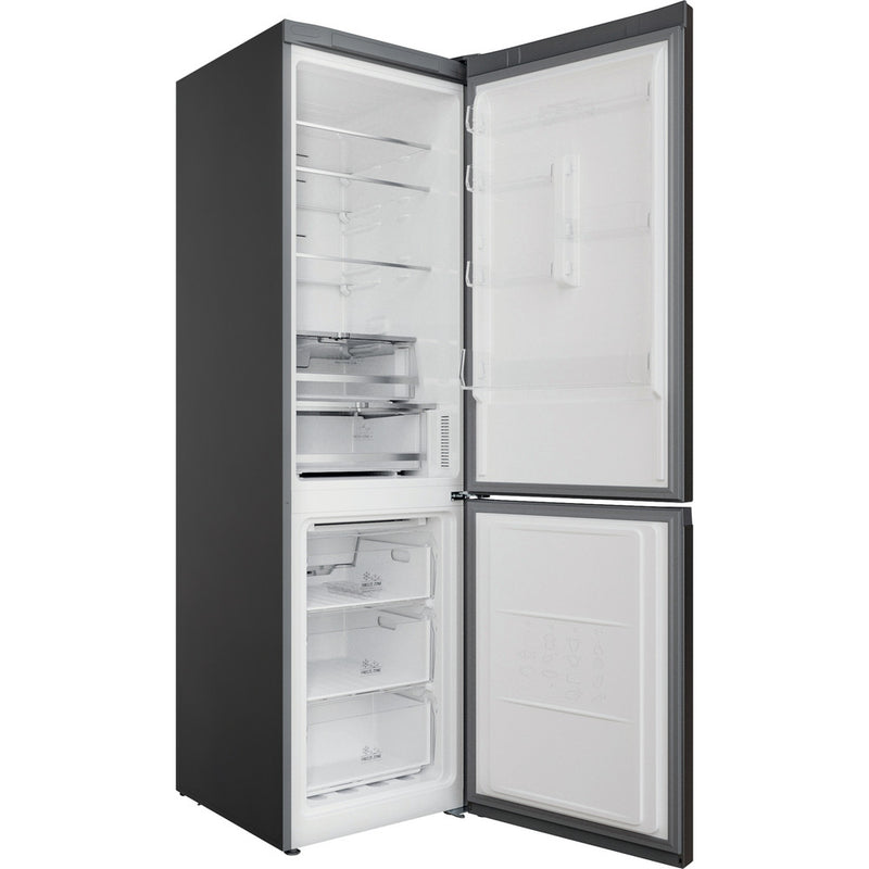 Hotpoint H7X93TSXM Freestanding Fridge Freezer - Silver