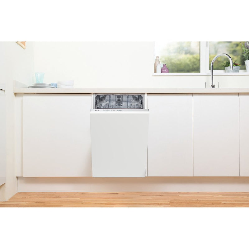 Indesit Slimline DI9E 2B10 UK Integrated Dishwasher