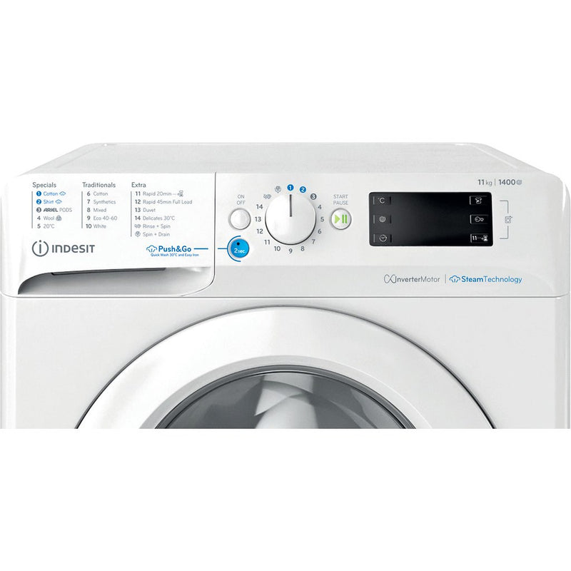 Indesit BWE 111496X WV UK 11kg 1400rpm Freestanding Washing Machine - White