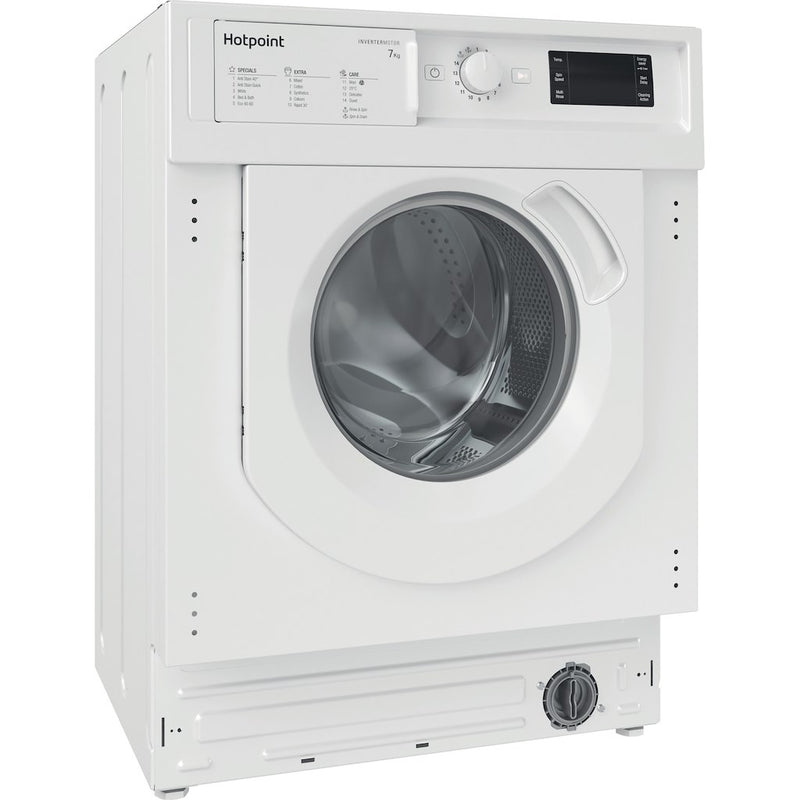 Hotpoint BI WMHG 71484 UK N Integrated Washing Machine - White - 7kg - 1400rpm