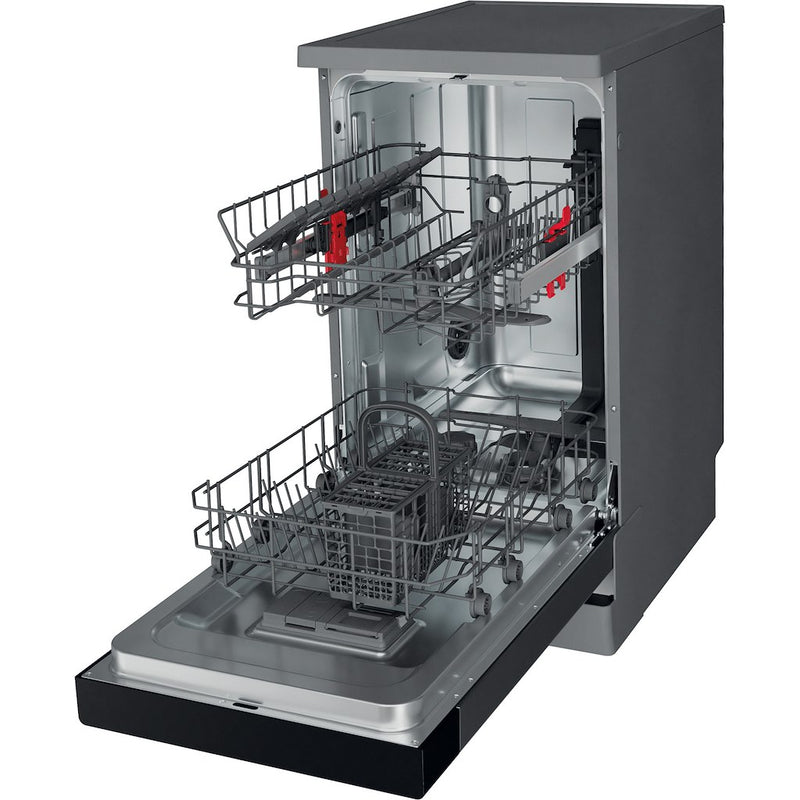 Whirlpool WF9E 2B19 X UK Slimline Freestanding 9 Place Settings Dishwasher - Stainless Steel
