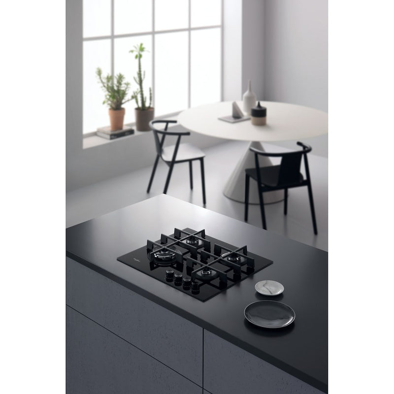 Whirlpool W Collection GOWL 628/NB Hob 4 Burners 60cm - Black