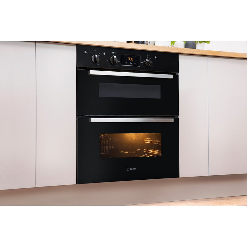 Indesit Aria IDU 6340 BL Electric Built-under Oven in Black