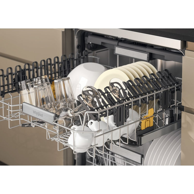 Whirlpool Dishwasher: in Stainless Steel - W7F HS51 X UK
