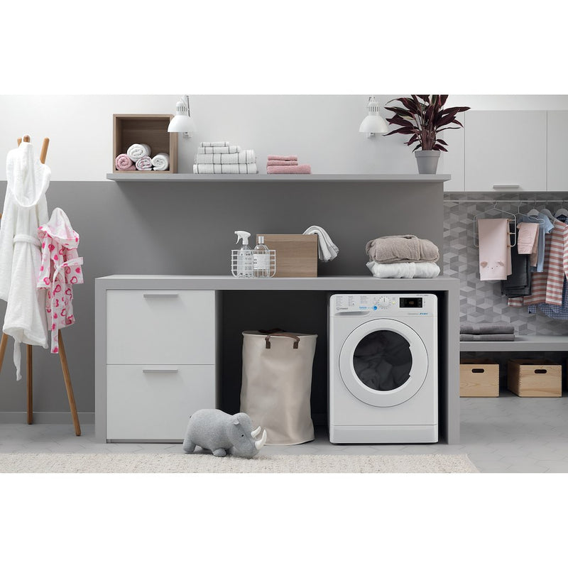 Indesit BDE86436WVUKN 1400 RPM 8KG Wash 6KG Dry Washer Dryer - White