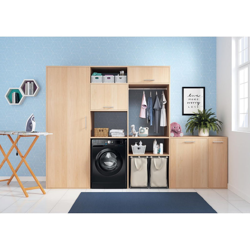 Indesit BWE 71496X KV UK Freestanding 7kg 1400rpm Washing Machine - Black