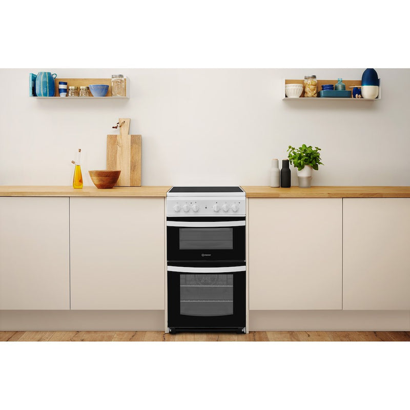 Indesit ID5V92KMW/UK Cooker - White