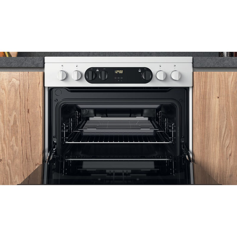 Hotpoint HDM67V9CMW/U Double Cooker - White