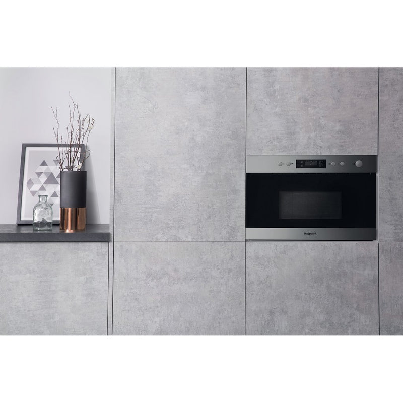 Hotpoint Class 3 MN 314 IX H Built-in Microwave - Stainless Steel