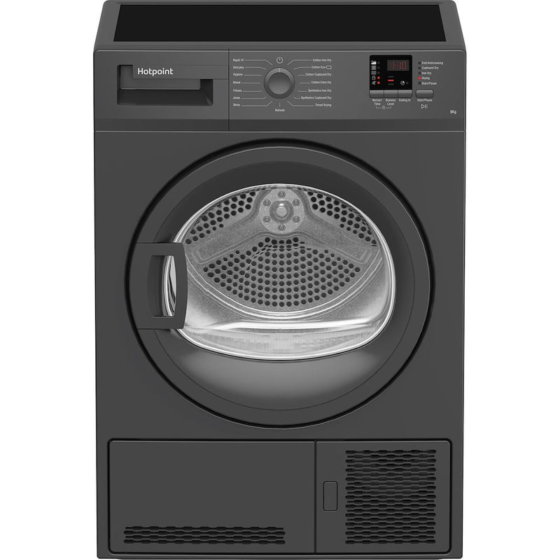 Hotpoint CHDC82GGGDUK 8kg Condenser Tumble Dryer - Graphite