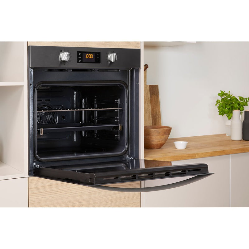 Indesit Aria IFW 3841 P IX UK Electric Single Built-in Oven in Stainless Steel